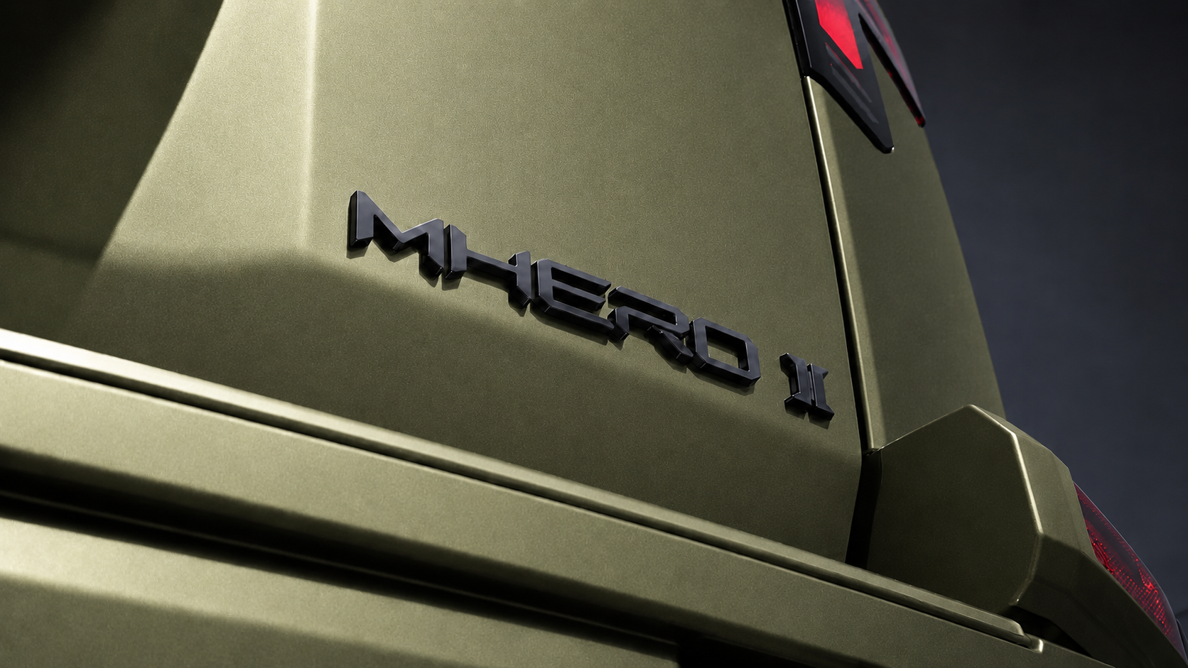 MHERO II badge — Olive Green