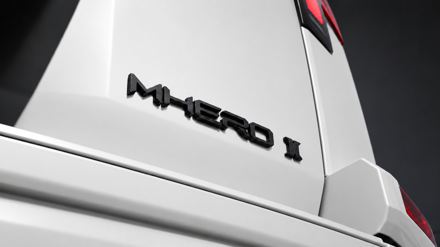 MHERO II badge — Clouds White